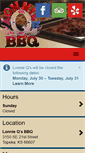 Mobile Screenshot of lonnieqsbbq.com